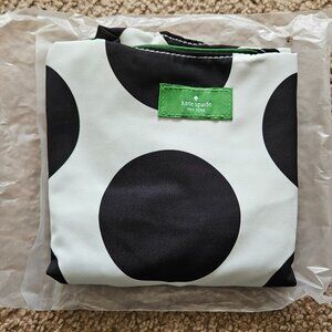 Kate Spade Black White and Green Reversible Tote *NEW*